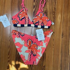Maaji Racing Palms Bikini Medium NWT